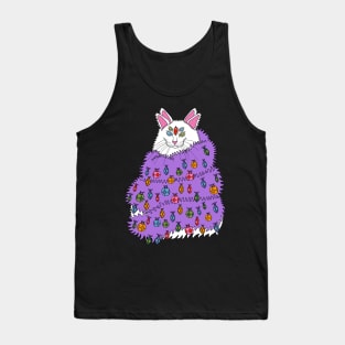 Bejeweled Boa Kitten Tank Top